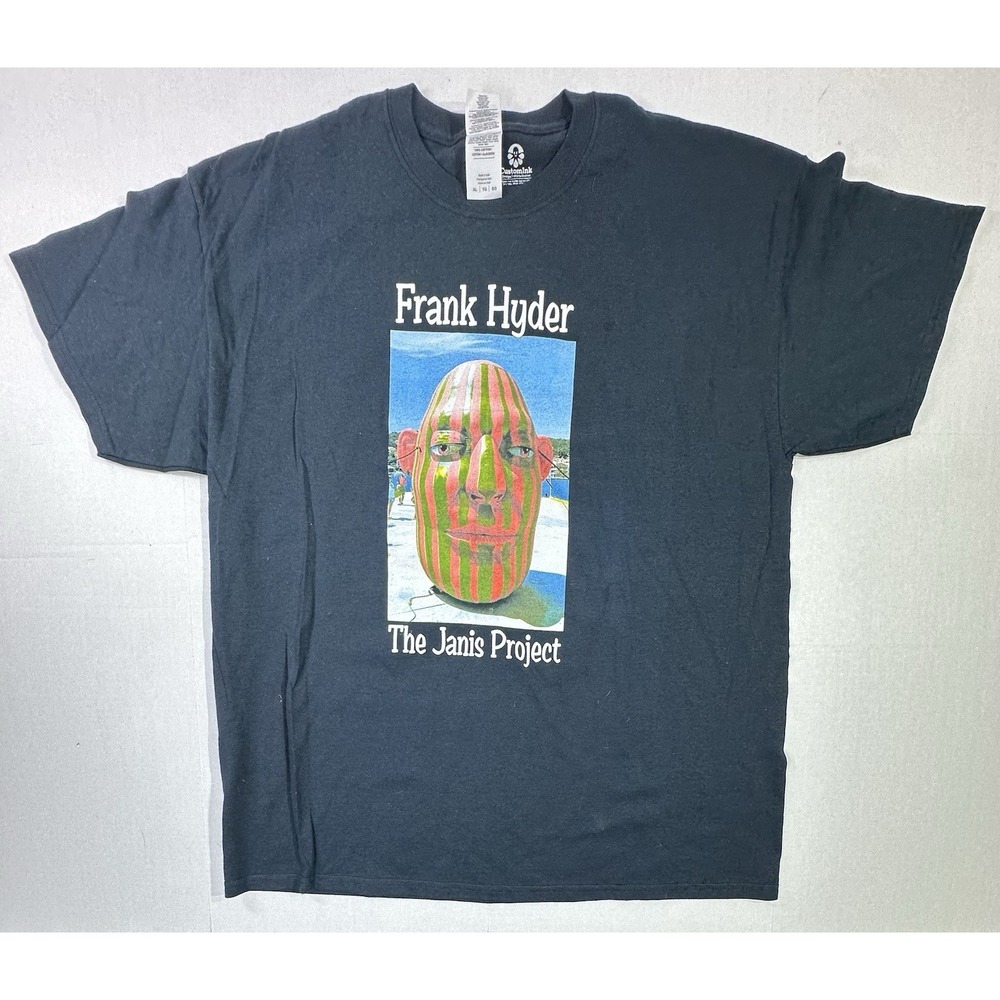 Frank Hyder The Janis Project World Tour Art Exhibition T-Shirt XL Black